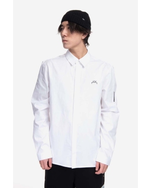 A-COLD-WALL* koszula bawełniana Pawson Shirt męska kolor biały regular z kołnierzykiem klasycznym ACWMSH078-WHITE