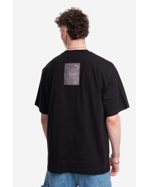 A-COLD-WALL* t-shirt bawełniany Utilty kolor czarny gładki ACWMTS117-STONE