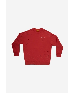 A-COLD-WALL* bluza bawełniana x Timberland męska kolor czerwony wzorzysta A6PGW852-VOLTRED