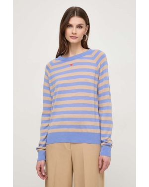 MAX&Co. sweter wełniany damski kolor niebieski lekki 2416361061200