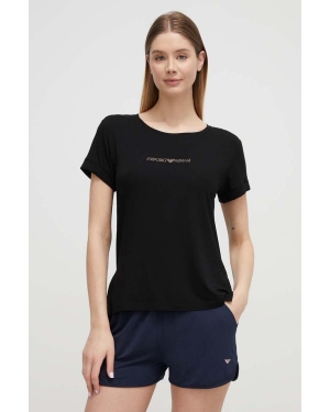 Emporio Armani Underwear t-shirt plażowy kolor czarny