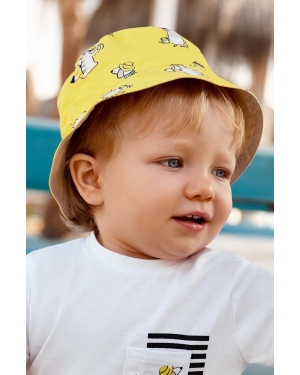 Mayoral kapelusz dwustronny dziecięcy kolor żółty
