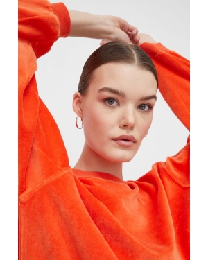 Billabong bluza damska kolor pomarańczowy gładka