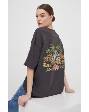 Billabong t-shirt bawełniany damski kolor czarny