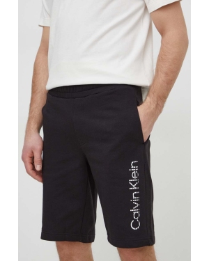 Calvin Klein szorty bawełniane kolor czarny