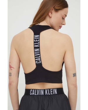 Calvin Klein top plażowy kolor czarny