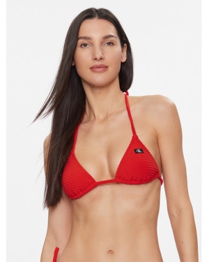 Calvin Klein Swimwear Góra od bikini KW0KW02466 Czerwony
