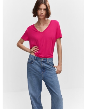 Mango T-Shirt Vispi 57030254 Różowy Regular Fit
