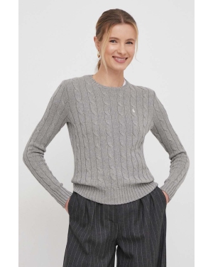Polo Ralph Lauren sweter bawełniany kolor szary