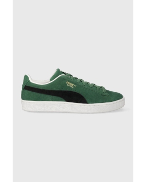 Puma sneakersy zamszowe Suede Classic XXI kolor zielony 374915