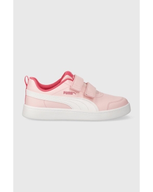Puma sneakersy dziecięce Courtflex v2 kolor różowy