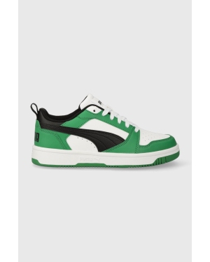 Puma sneakersy dziecięce Rebound V6 Lo Jr kolor zielony