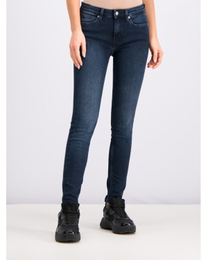 Calvin Klein Jeans Jeansy Slim Fit J20J211392 Granatowy Skinny Fit