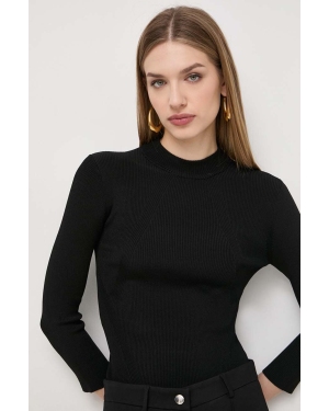 Marella sweter damski kolor czarny lekki 2413361044200