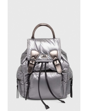 Steve Madden plecak Bwild-M damski kolor srebrny duży gładki