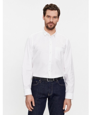 Calvin Klein Koszula Oxford K10K112155 Biały Regular Fit