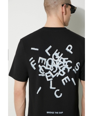 Filling Pieces t-shirt bawełniany kolor czarny z nadrukiem 74405001861