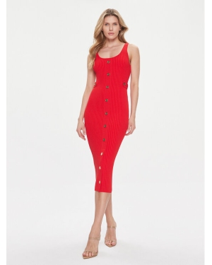 MICHAEL Michael Kors Sukienka letnia MR4822C33D Czerwony Slim Fit