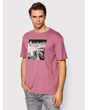Jack&Jones T-Shirt Distorbia 12198054 Różowy Relaxed Fit