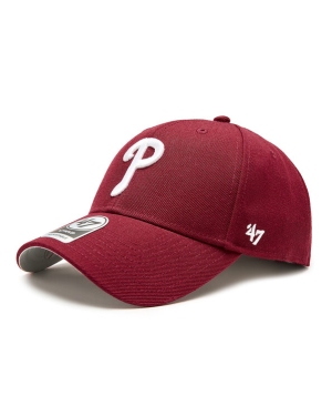 47 Brand Czapka z daszkiem MLB Philadelphia Phillies '47 MVP B-MVP19WBV-CAA Czerwony