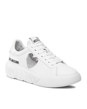 LOVE MOSCHINO Sneakersy JA15014G1IIA0100 Biały