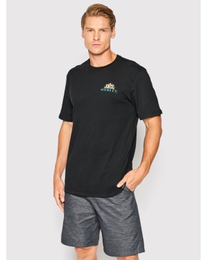 Hurley T-Shirt Wash Dark Tropics MTS0029920 Czarny Regular Fit