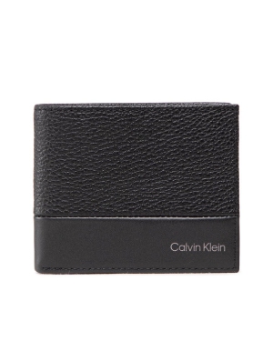Calvin Klein Mały Portfel Męski Subtle Mix Bifold 6Cc W/Bill K50K509182 Czarny