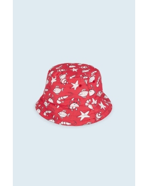 Mayoral kapelusz dwustronny dziecięcy kolor czerwony
