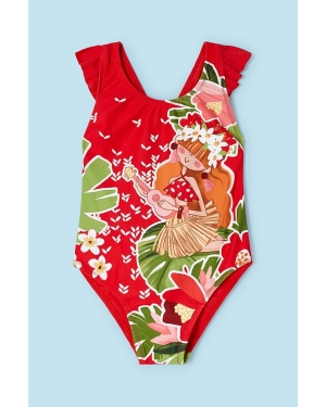 Mayoral jednoczęściowy strój kąpielowy dziecięcy kolor fioletowy