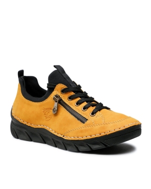 Rieker Sneakersy 55073-68 Żółty