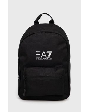 EA7 Emporio Armani plecak kolor czarny mały gładki