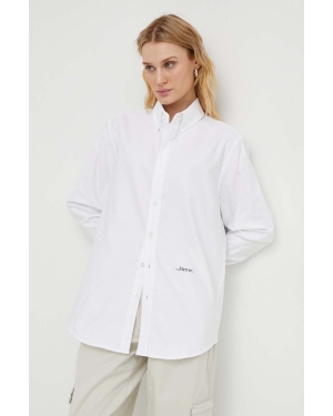 Mercer Amsterdam koszula bawełniana The Oxford kolor biały regular z kołnierzykiem button-down MEAP241005
