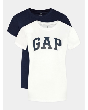 Gap Komplet 2 t-shirtów 548683-00 Granatowy Regular Fit