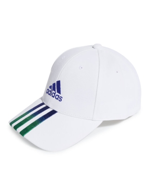 adidas Czapka z daszkiem 3-Stripes Fading Baseball Cap HT2028 Biały
