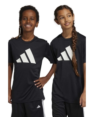 adidas t-shirt dziecięcy U TR-ES LOGO kolor czarny z nadrukiem