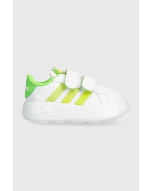 adidas sneakersy dziecięce x Disney, GRAND COURT 2.0 Tink CF I kolor zielony