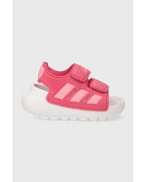 adidas sandały dziecięce ALTASWIM 2.0 I kolor różowy