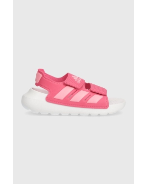 adidas sandały dziecięce ALTASWIM 2.0 C kolor różowy