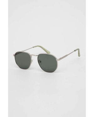 Aldo okulary przeciwsłoneczne GLORENNOR męskie kolor srebrny