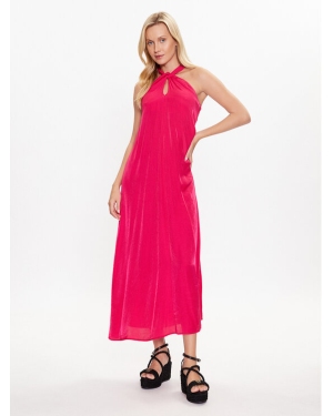 Sisley Sukienka codzienna 48PWLV043 Różowy Regular Fit