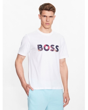 Boss T-Shirt 50491718 Biały Relaxed Fit