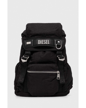 Diesel plecak damski kolor czarny mały gładki