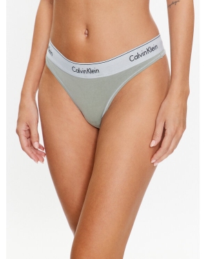 Calvin Klein Underwear Stringi 000QF7208E Zielony
