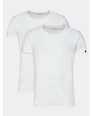 Puma Komplet 2 t-shirtów Basic 935017 Biały Regular Fit