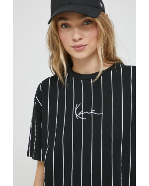 Karl Kani t-shirt bawełniany kolor czarny