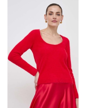 Morgan sweter damski kolor czerwony