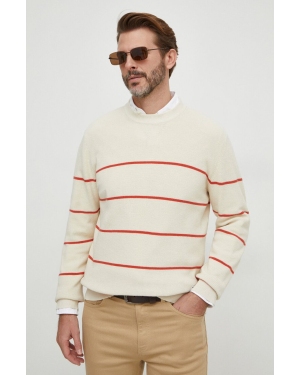 Pepe Jeans sweter bawełniany kolor beżowy lekki