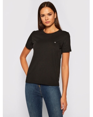 Calvin Klein T-Shirt Logo C-Neck K20K202132 Czarny Regular Fit