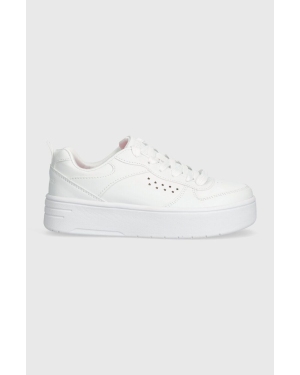Skechers sneakersy dziecięce COURT HIGH COLOR ZONE kolor biały