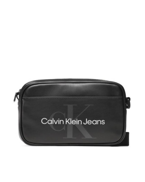 Calvin Klein Jeans Saszetka Monogram Soft Camera Bag22 K50K510396 Czarny